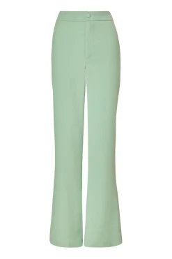 Quiz Mint Flared Tailored Trousers Discount