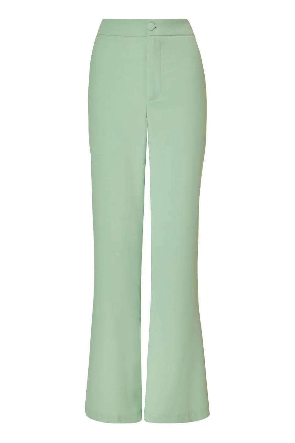 Quiz Mint Flared Tailored Trousers Discount