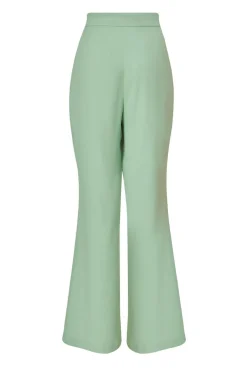 Quiz Mint Flared Tailored Trousers Discount