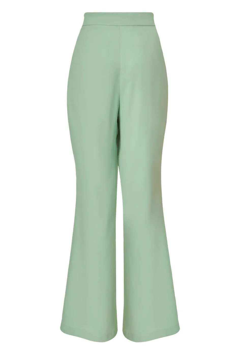 Quiz Mint Flared Tailored Trousers Discount