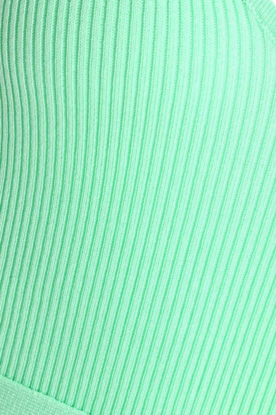 Quiz Knitted Tie Belt Bodycon Midi Dress Mint Online
