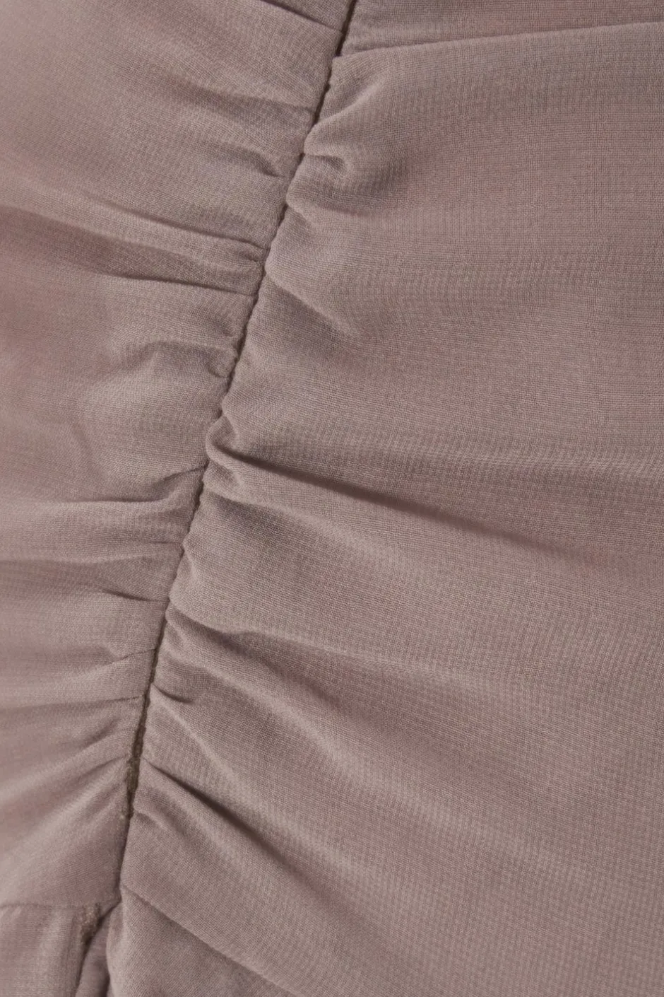 Quiz Mocha Ruffle Mini Skirt Clearance