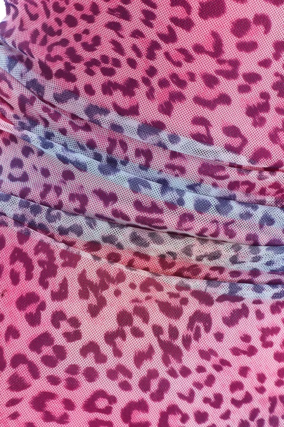 Quiz Multicoloured Animal Print Mesh Midaxi Dress Clearance