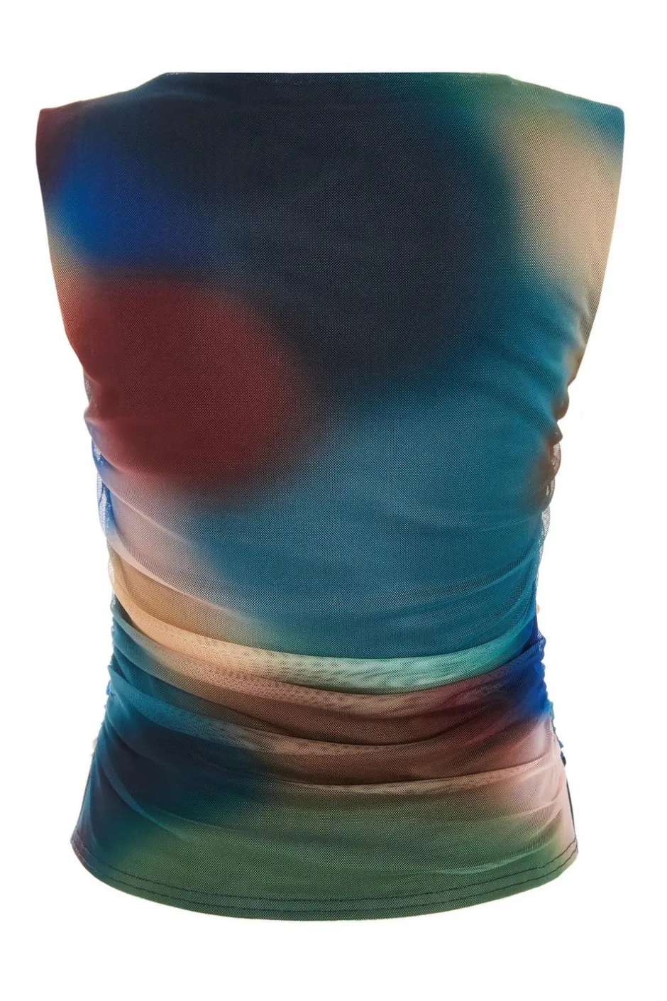 Quiz Multicoloured Brushstroke Print Sleeveless top Hot