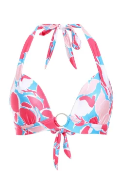 Quiz Multicoloured Halter Neck Bikini Top Online