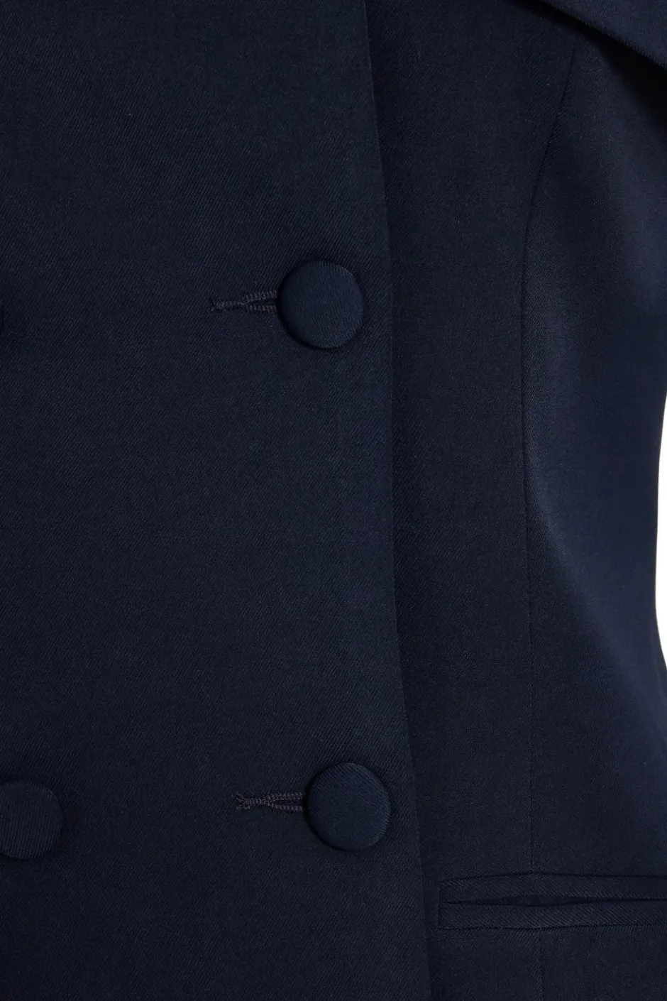 Quiz Bardot Waistcoat Navy New