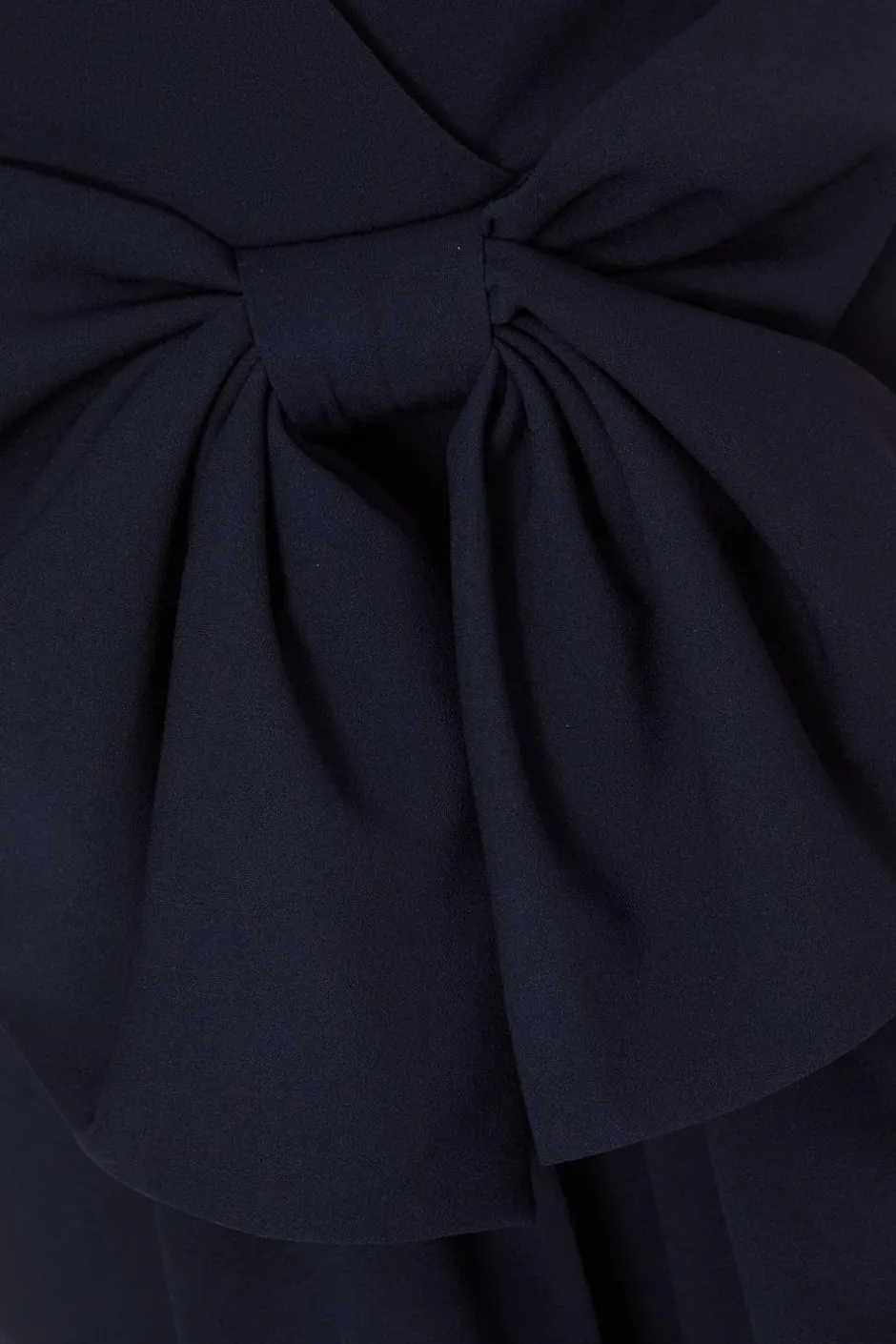 Quiz Navy Bow Back Midi Dress Clearance