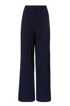 Quiz Navy Buckle Detail Trousers Discount