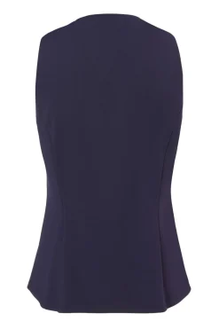 Quiz Button Front Waistcoat Navy Clearance