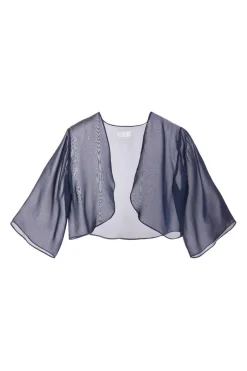 Quiz Crop Sleeve Cover Up Navy