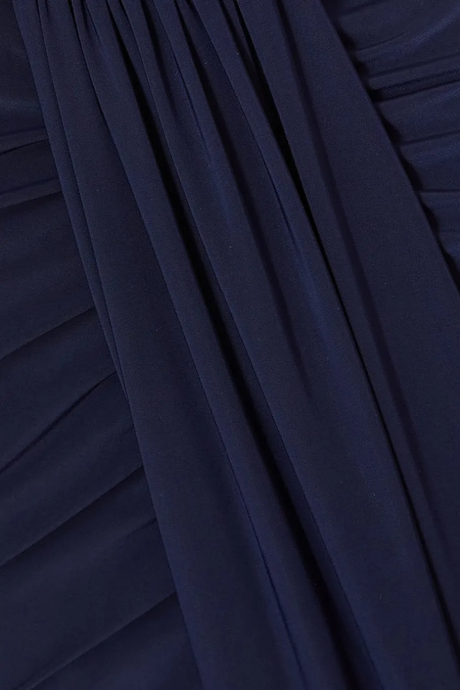 Quiz Navy Cross Front Ruched Maxi Dress