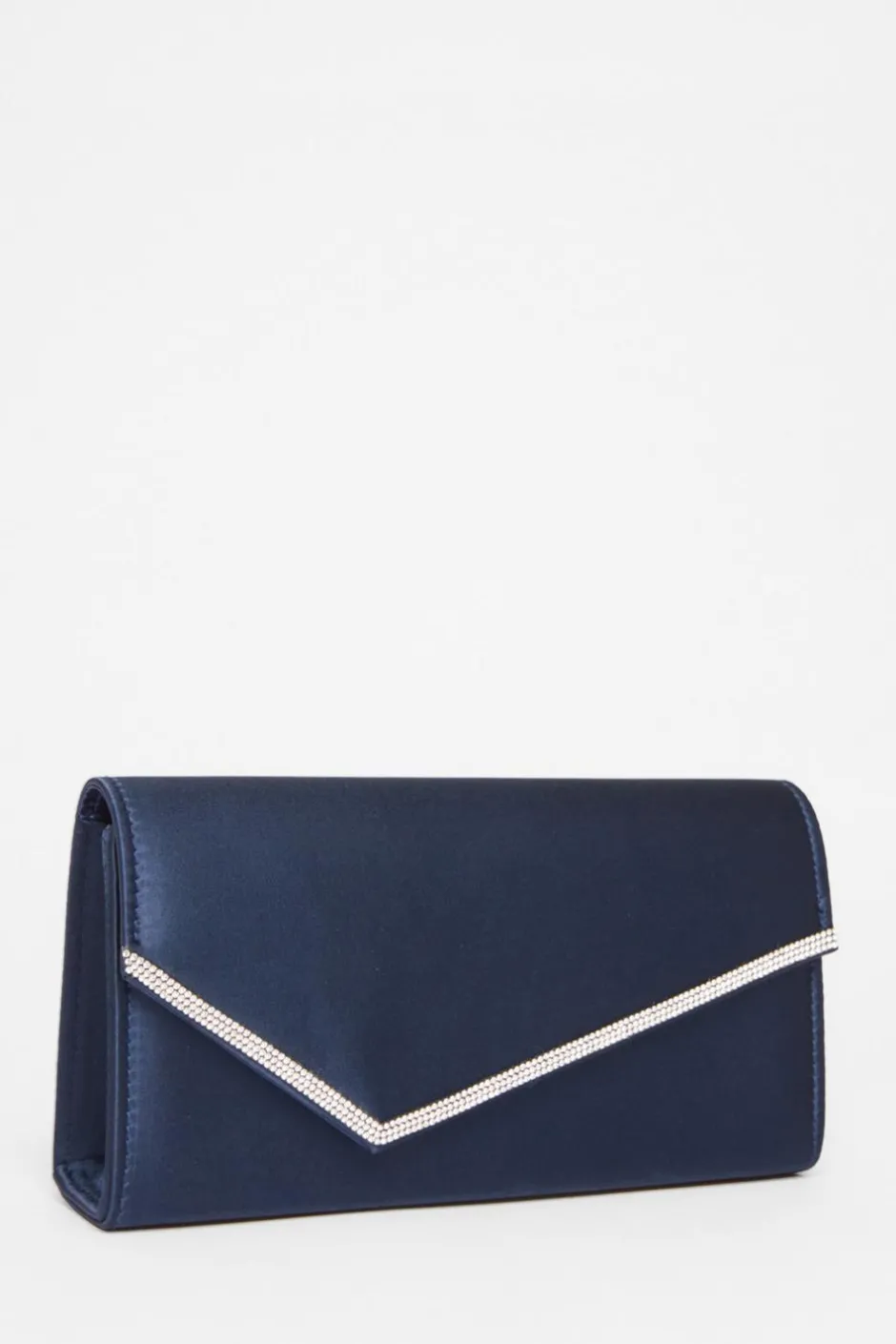 Quiz Diamante Clutch Navy Discount