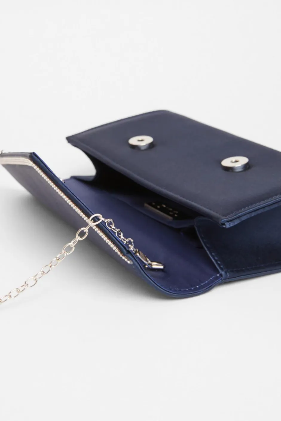 Quiz Diamante Clutch Navy Discount