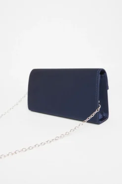 Quiz Diamante Clutch Navy Discount