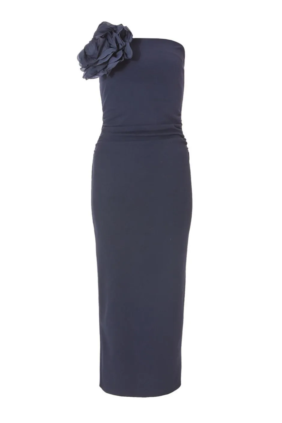 Quiz Navy Flower Embellished Midaxi Dress Online