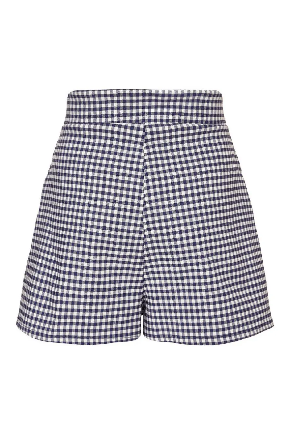 Quiz Navy Gingham Wrap Skort Hot