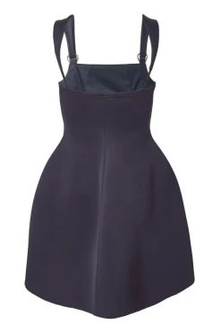 Quiz Navy Heart Charm Mini Dress Discount