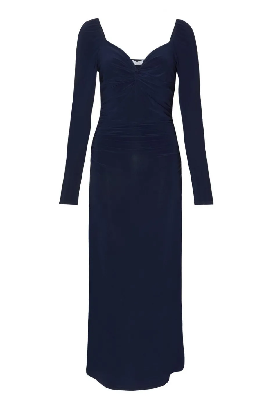 Quiz Navy Knot Front Midaxi Dress Discount