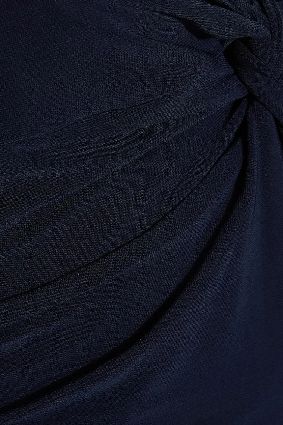 Quiz Navy Knot Front Midaxi Dress Discount