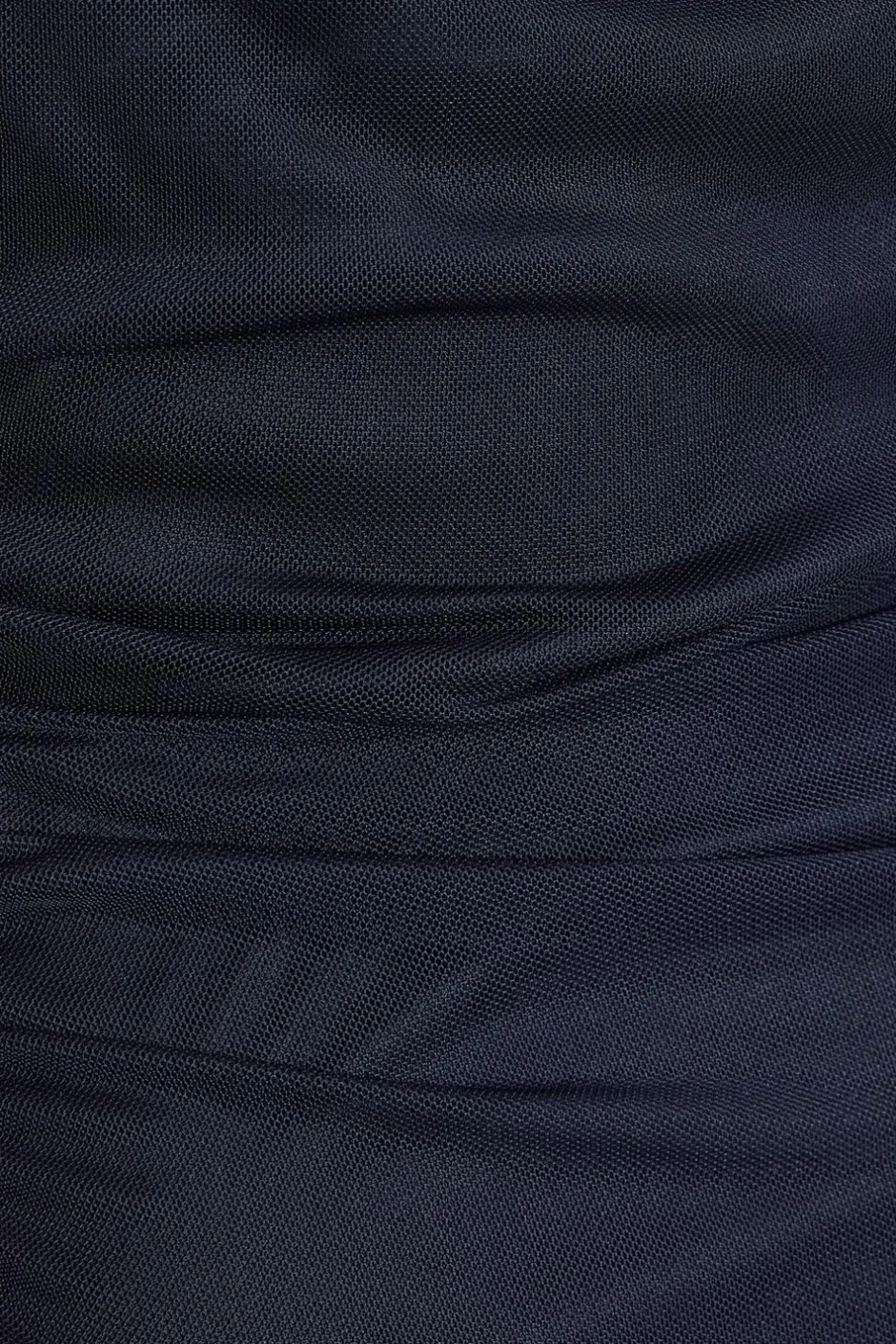 Quiz Mesh Buckle Detail Midi Dress Navy Sale