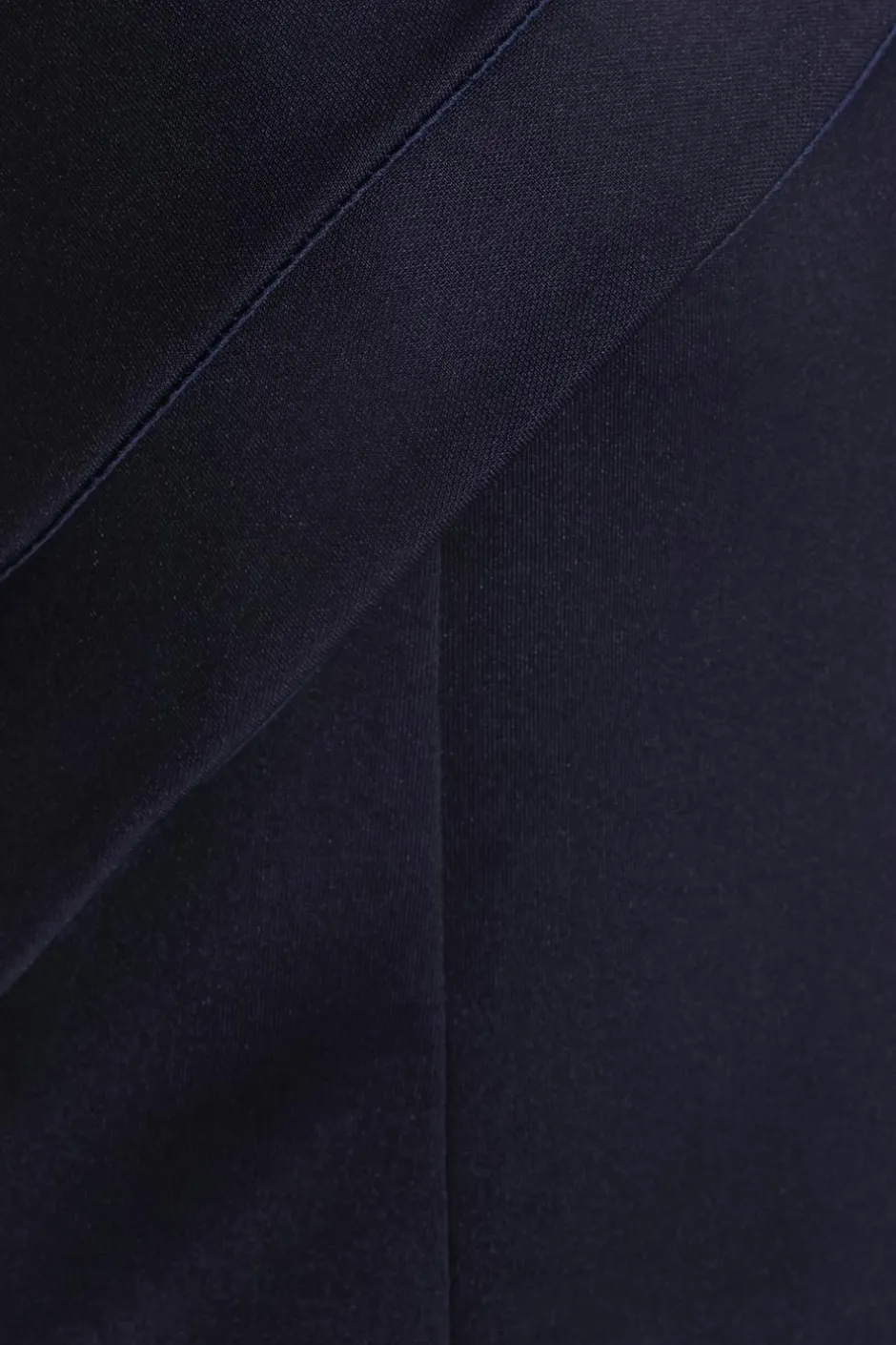 Quiz Navy One Shoulder Peplum Dress Sale