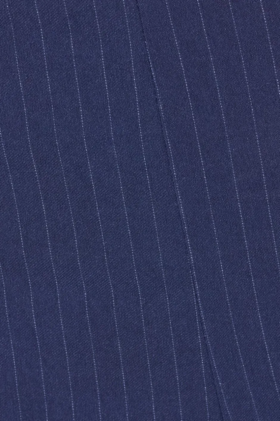 Quiz Navy Pinstripe Wide Leg Trousers Clearance