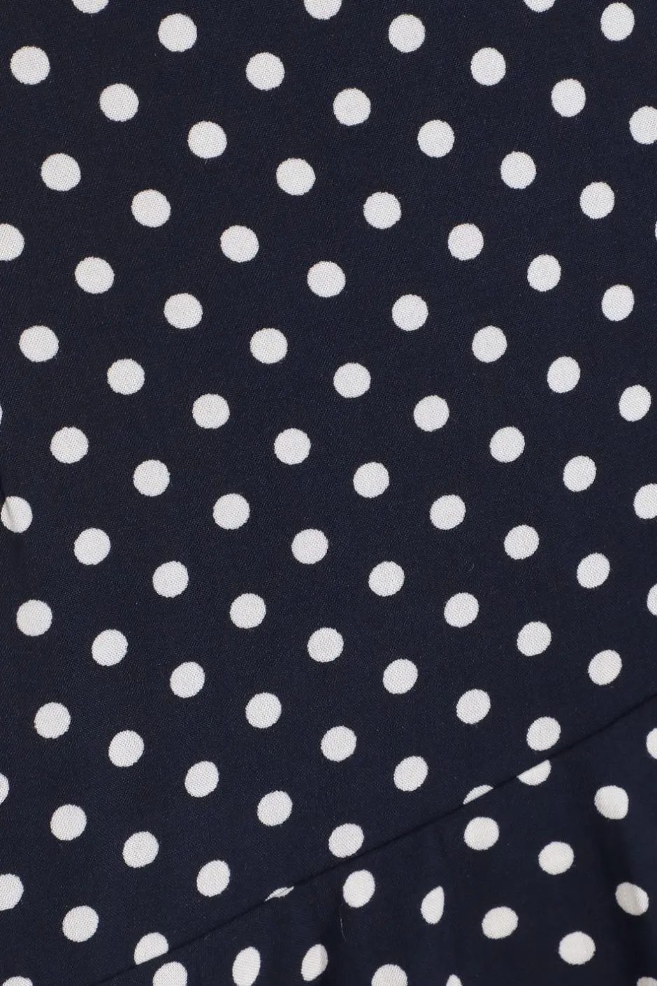 Quiz Navy Polka Dot Print Skater Dress Best