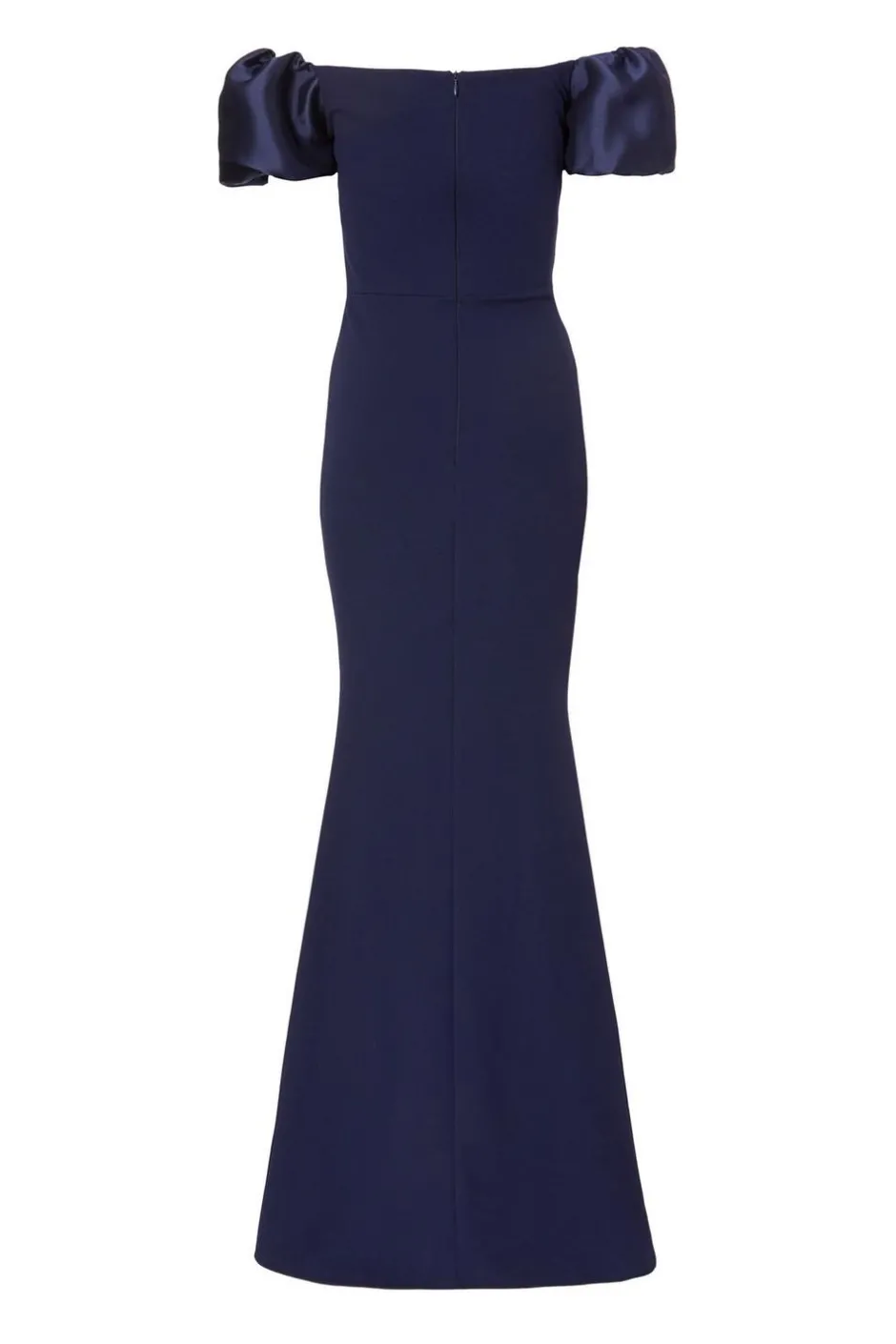 Quiz Navy Puff Sleeve Maxi Dress Hot