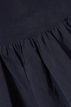 Quiz Navy Ruffle Hem Mini Dress Clearance