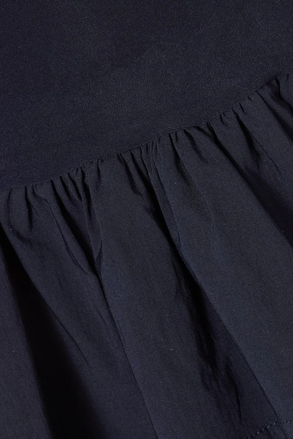 Quiz Navy Ruffle Hem Mini Dress Clearance