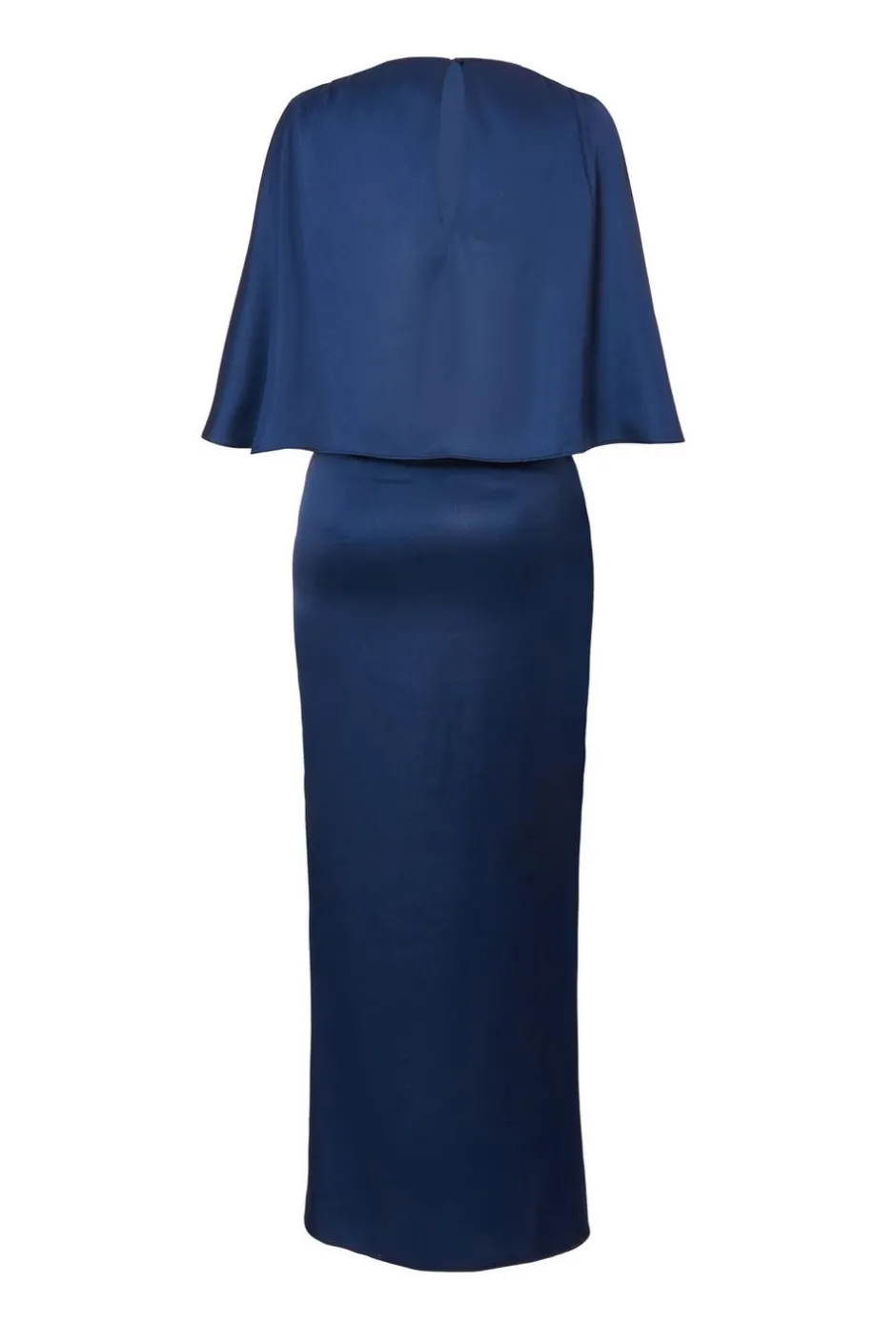 Quiz Navy Satin Maxi Dress Sale