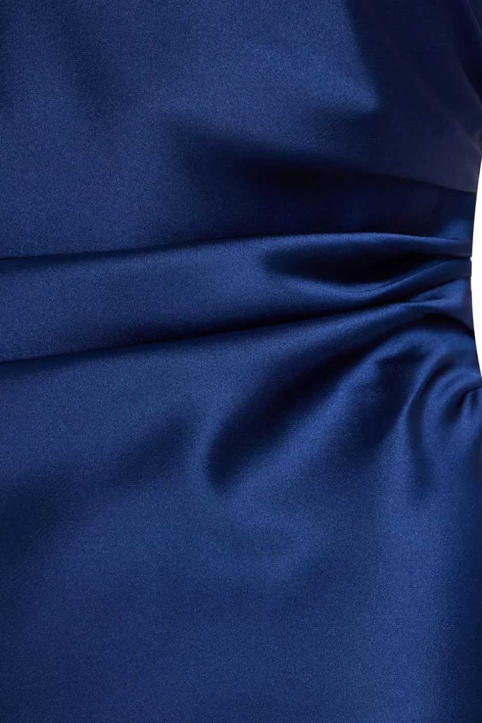 Quiz Satin Ruched Midaxi Dress Navy Best