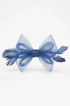 Quiz Small Bow Clasp Fascinator Navy Online