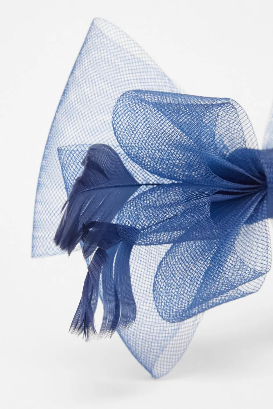 Quiz Small Bow Clasp Fascinator Navy Online