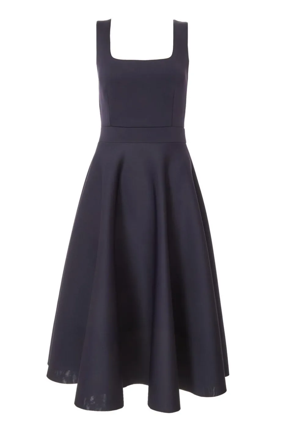 Quiz Navy Square Neckline Skater Dress Hot