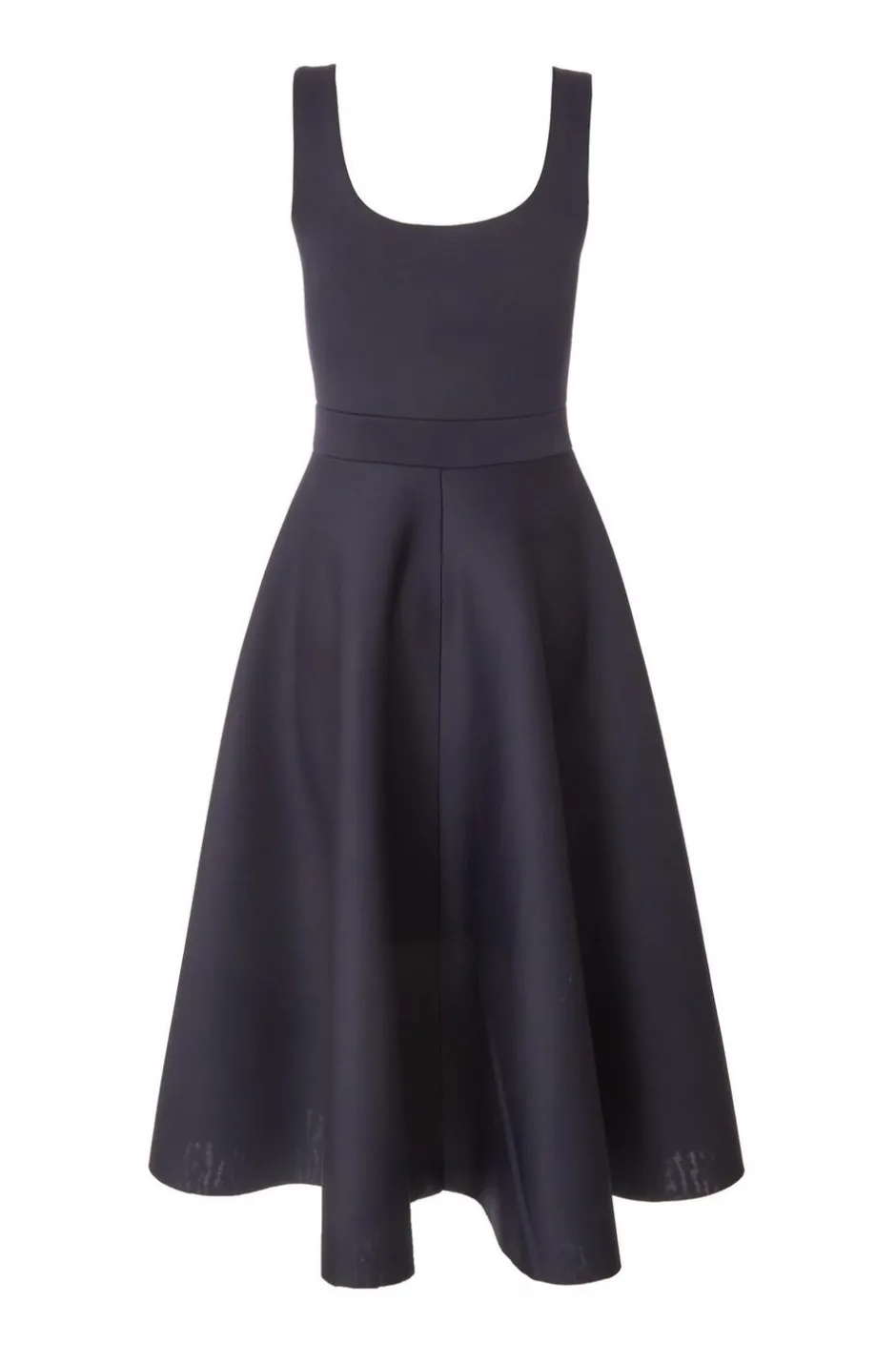 Quiz Navy Square Neckline Skater Dress Hot