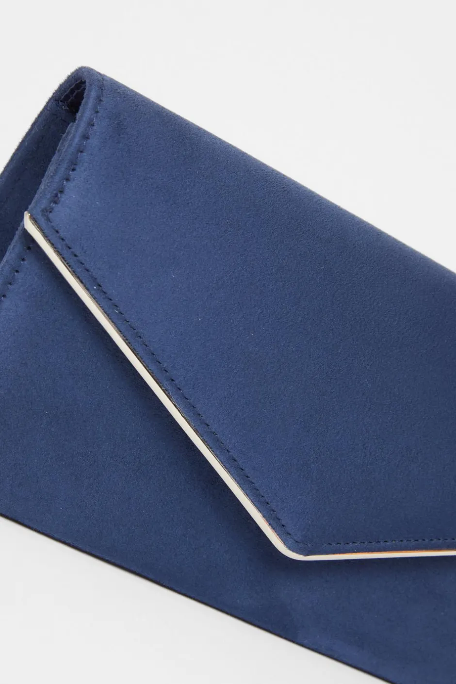 Quiz Thin Clutch Bag Navy Online