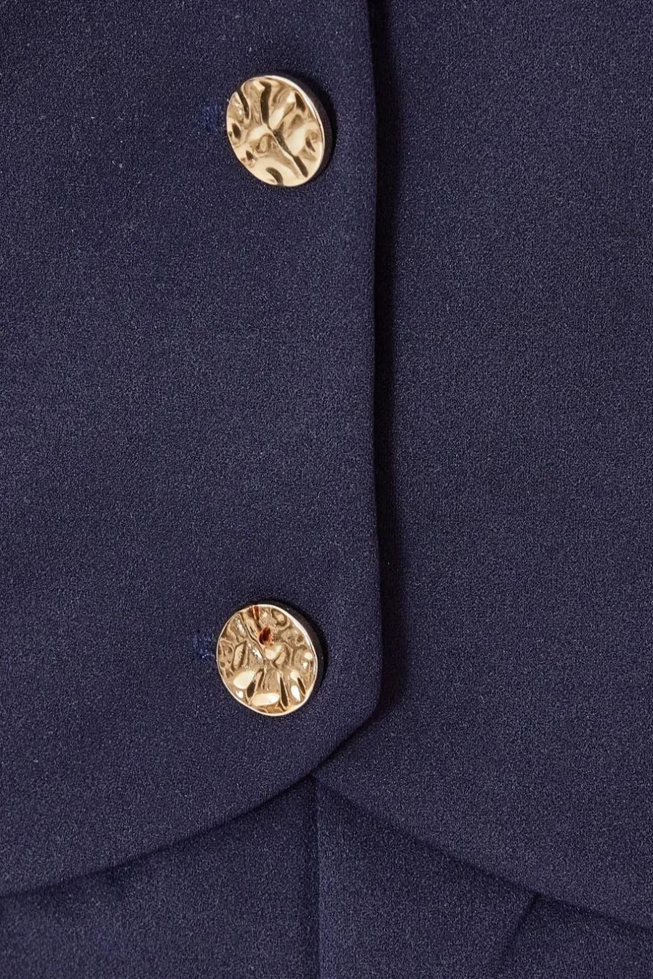 Quiz Waistcoat Jumpsuit Navy New