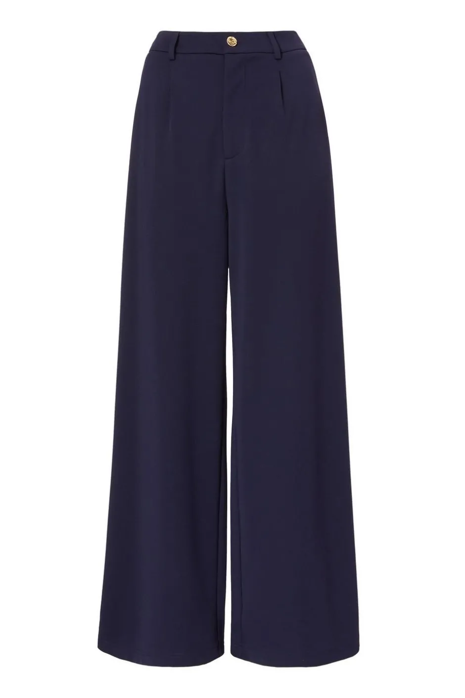 Quiz Wide Leg Trousers Navy