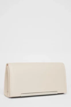 Quiz Long Clutch Bag Nude Sale
