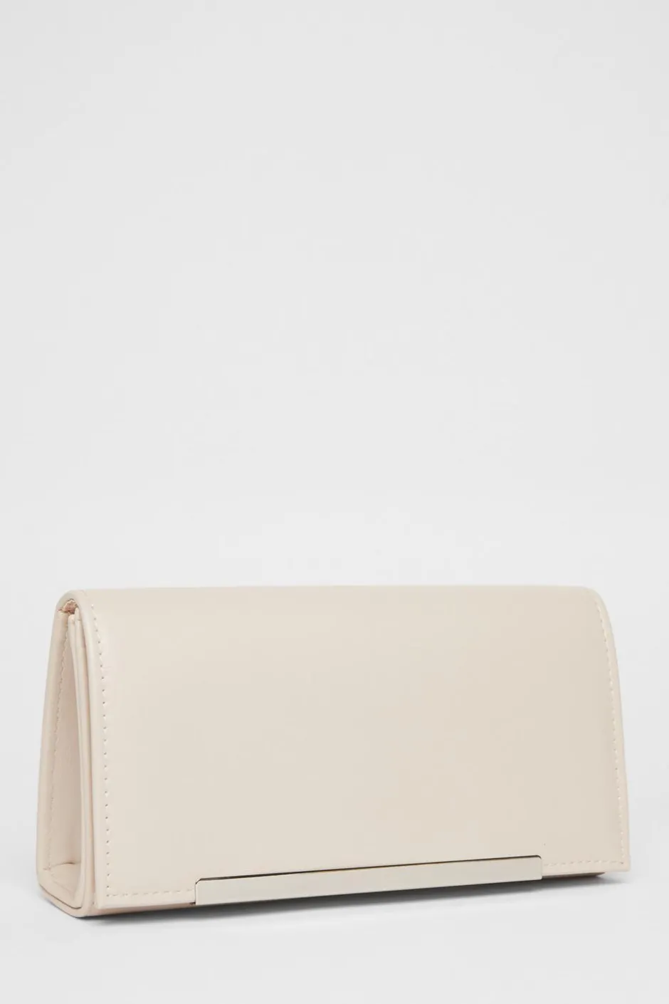 Quiz Long Clutch Bag Nude Sale