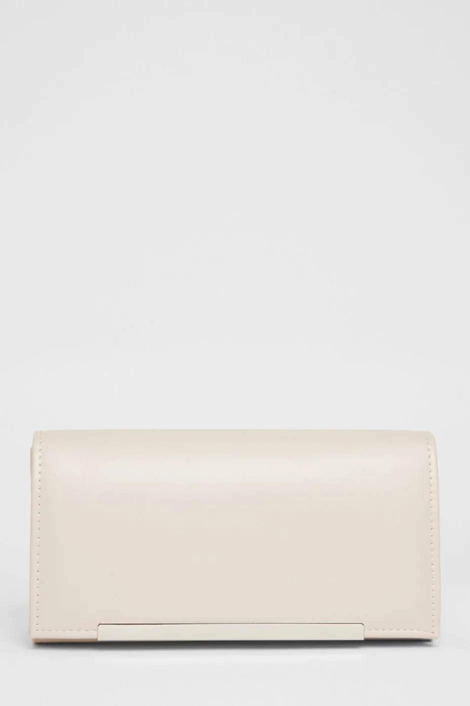 Quiz Long Clutch Bag Nude Sale
