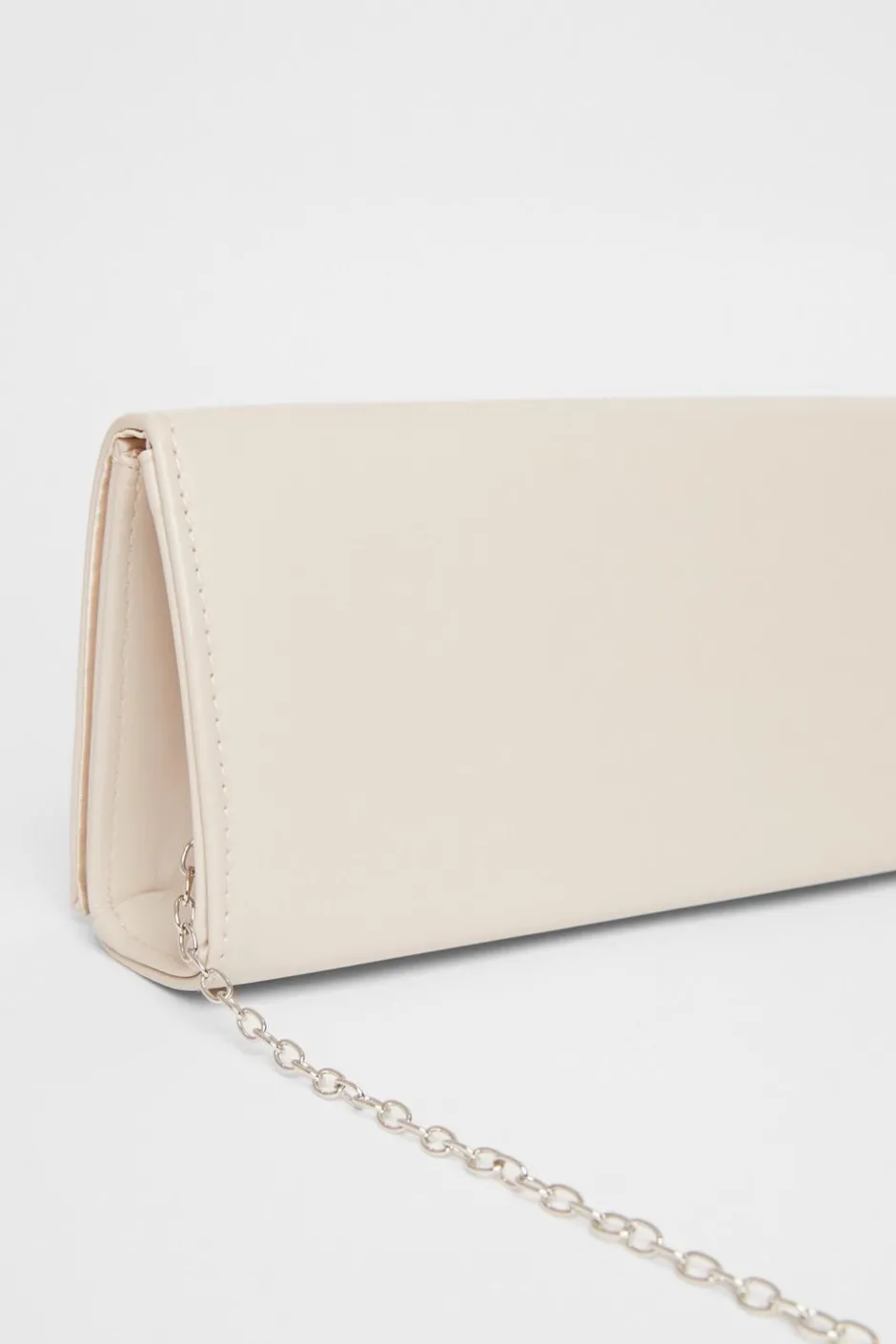 Quiz Long Clutch Bag Nude Sale