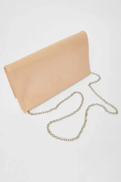 Quiz Patent Fold Over Envelope Bag Nude Sale
