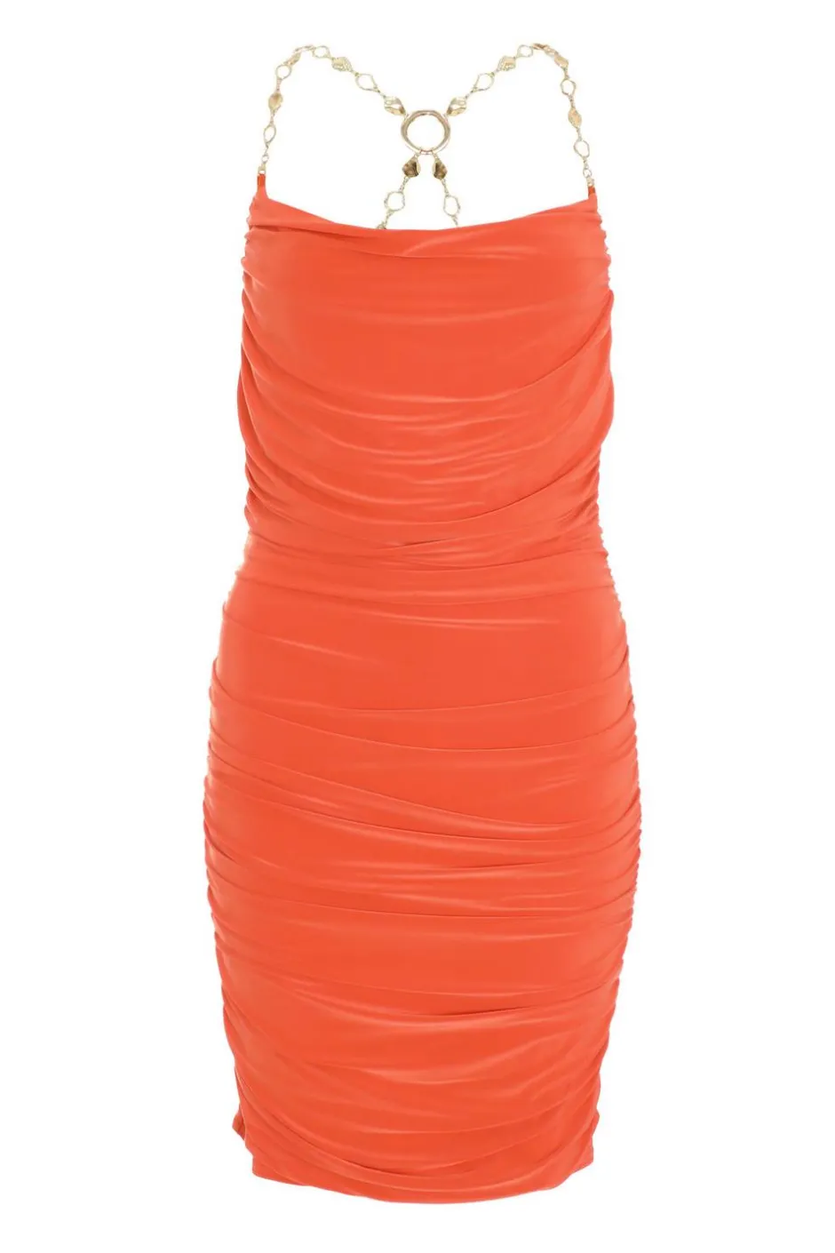Quiz Orange Chain Bodycon Mini Dress Hot