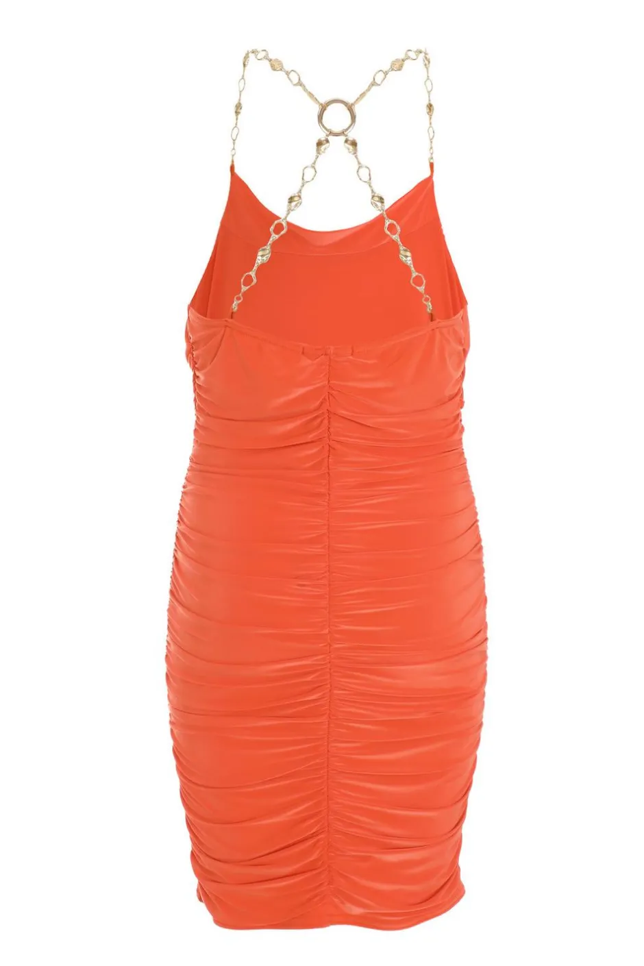 Quiz Orange Chain Bodycon Mini Dress Hot