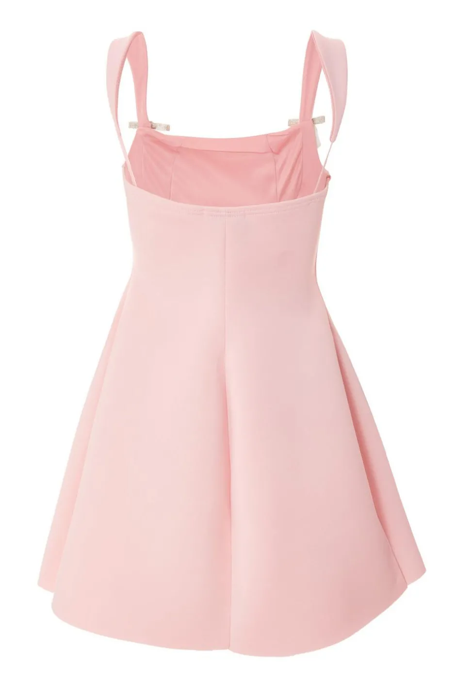 Quiz Pale Pink A-Line Mini Dress Baby Pink New