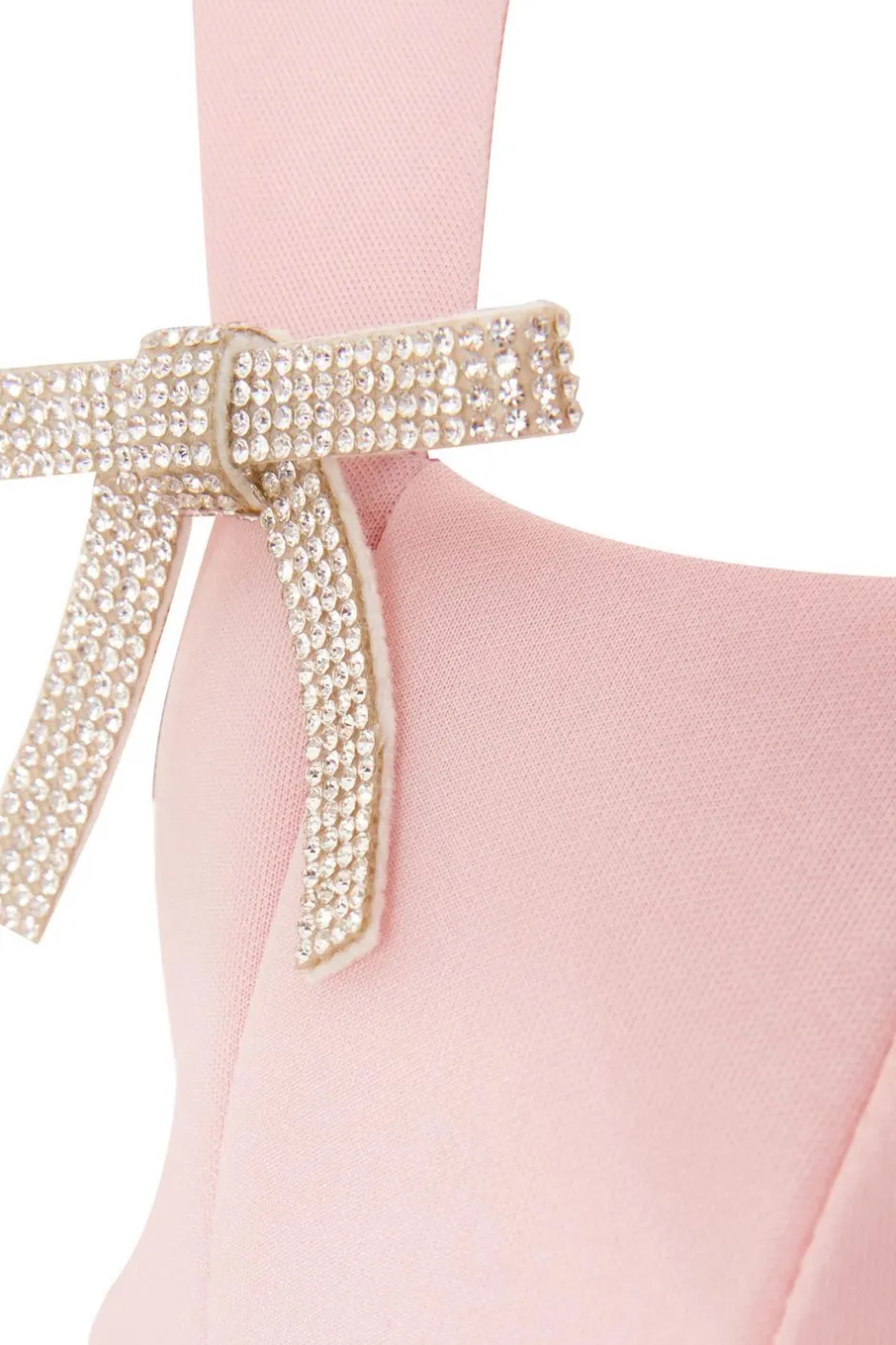 Quiz Pale Pink A-Line Mini Dress Baby Pink New