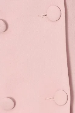 Quiz Bardot Waistcoat Pale Pink Discount