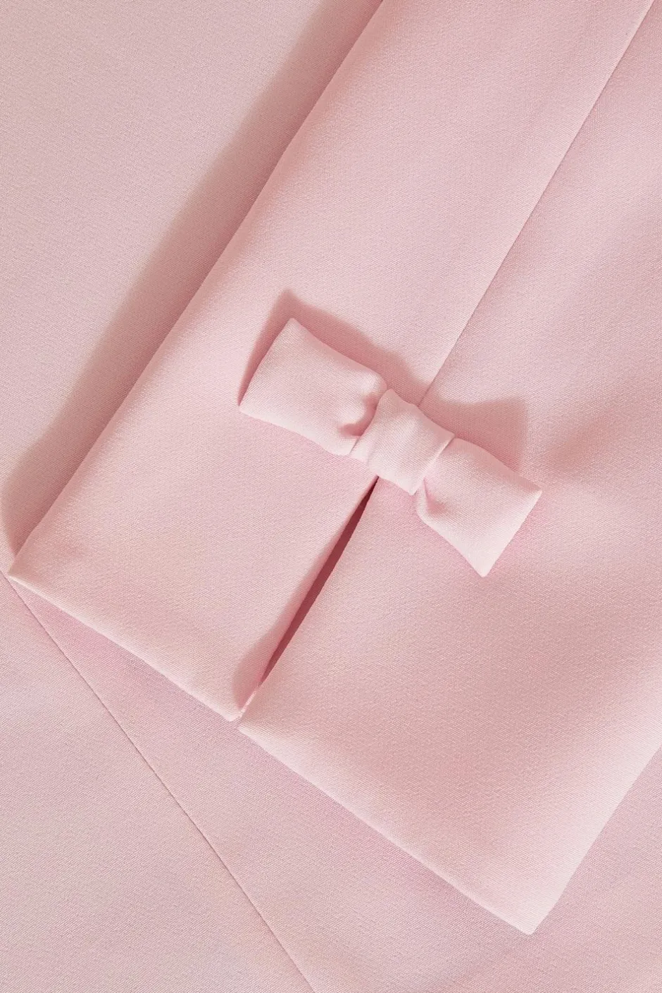 Quiz Bow Sleeve Cropped Blazer Pale Pink Online